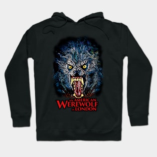 "Full Moon Frights: American Werewolf in London T-Shirt - Cinematic Howls Edition" Hoodie